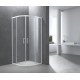 Celesta, Douche ronde en coin blanche