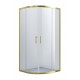 Celesta, Douche ronde en coin fini or