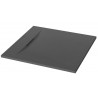 Brutus black 36×36” , SMC shower base