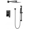 Ares, Robinet de douche noir mat