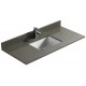  48" vanity top with under mount porcelain sink