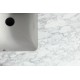  48" vanity top with under mount porcelain sink