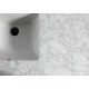  48" vanity top with under mount porcelain sink