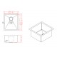 Cantina 17*19'', kitchen sink undermount