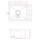 Cantina 18*16'', kitchen sink undermount