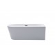 Bacchus 55", Baignoire autoportante (configuration de coin de droite)
