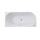 Bacchus 55", Baignoire autoportante (configuration de coin de droite)
