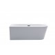 Bacchus 55", Freestanding bathub (left corner configuration)