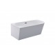Bacchus 55", Baignoire autoportante (configuration de coin de gauche)