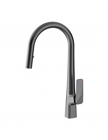 Koarus, kitchen faucet matte gray