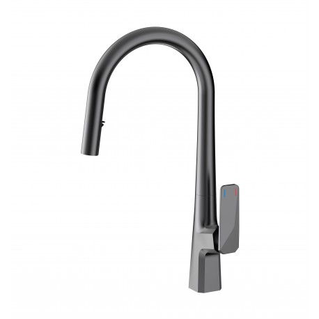 Koarus, kitchen faucet matte gray