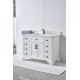 VELA 48" Vanité en bois massif