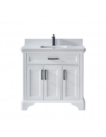 VELA 36" Solid wood vanity