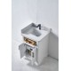 VELA 24" Vanité en bois massif