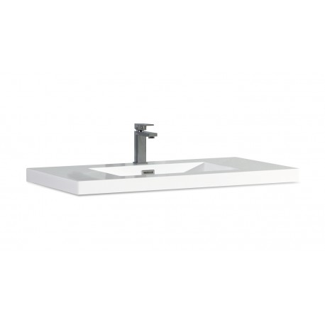 35.5" Marble dust vanity countertop