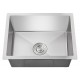 Stainless steel kitchen sink, undermount installation