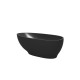 71" Freestanding Bath – Matte black – Elyon