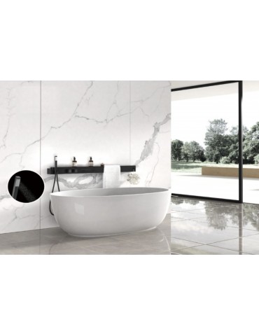 Coéos, Black matt bath faucet