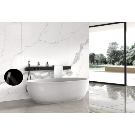 Coéos, Black matt bath faucet