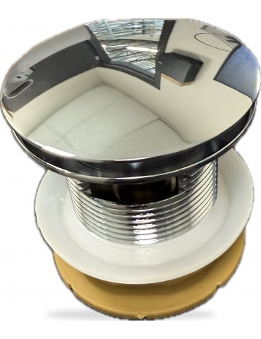 Brushed bathtub drain with overflow