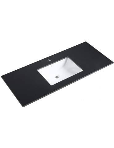Dessus de Comptoir noir Véona 48"