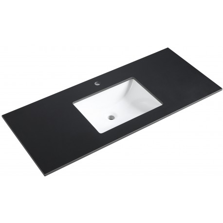 Dessus de Comptoir noir Véona 48"