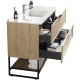 Véona 48" Vick Oak, Freestanding Vanity