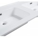 Dessus de comptoir double blanc Tavira 48"