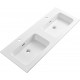 Tavira 48" white double countertop