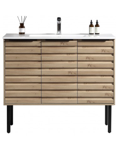 Tavira 39.5" Zurich Oak, Vanité sur pied