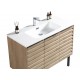 Tavira 39.5" Zurich Oak, Vanité sur pied