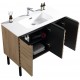 Tavira 39.5" Zurich Oak, Freestanding Vanity