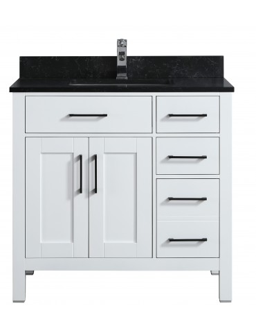 Goli 48" blanc, Solid wood