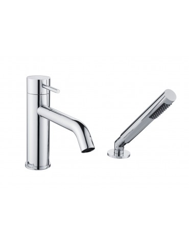 Robinet de bain chrome 2 morceaux – Collection Kami | Robinetterie moderne