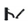Robinet de bain noir 2 morceaux – Collection Kami | Robinetterie moderne