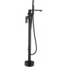 Matte Black Bathtub Faucet in Brass – Hades Collection