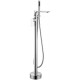 Robinet en laiton pour baignoire en chrome