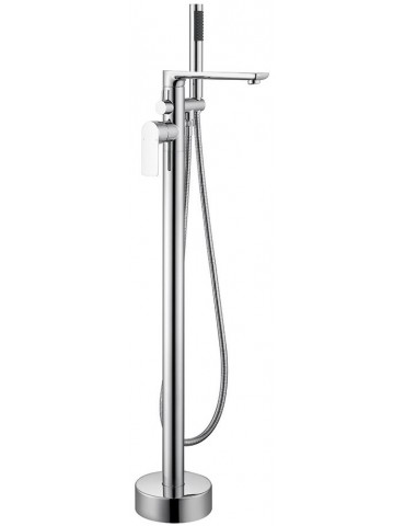 Robinet en laiton pour baignoire en chrome