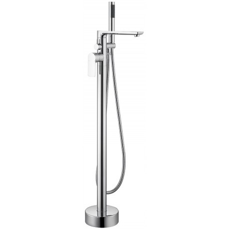 Robinet en laiton pour baignoire en chrome