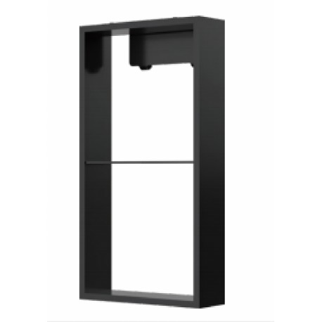 Niche de Douche Suspendue 12*24, fini Noir mat