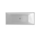 59" Freestanding Bath – Glossy White – Nyros