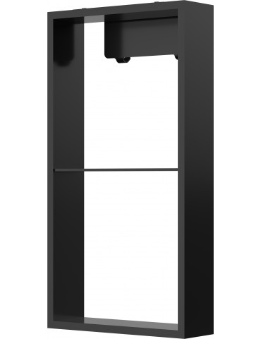 Niche de Douche Suspendue 12*24, fini Noir mat