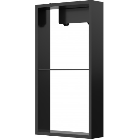Niche de Douche Suspendue 12*24, fini Noir mat