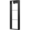 Niche de Douche Suspendue 36*12, fini Noir mat
