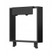 Niche de Douche Suspendue 16*16, fini Noir mat