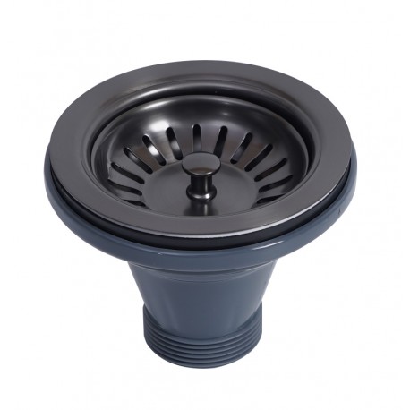 Crépine pour évier noire