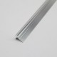 Moulure de mur PVC externe argent, 4 mm