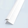 Moulure de mur PVC externe blanc, 4 mm