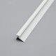 Moulure de mur PVC externe blanc, 4 mm