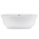 67" Freestanding Bath – Glossy White – Thalira